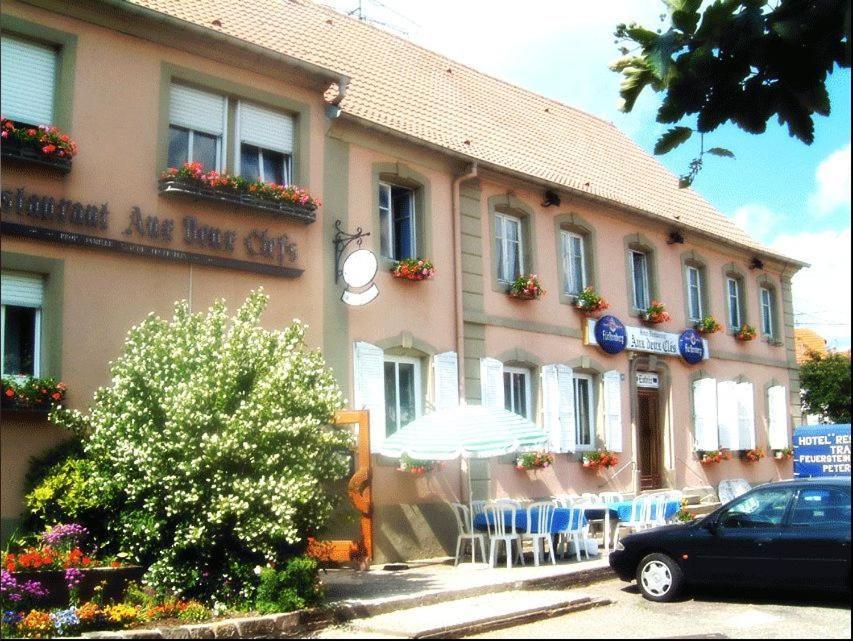 Hotel Aux Deux Clefs Petersbach Exterior foto