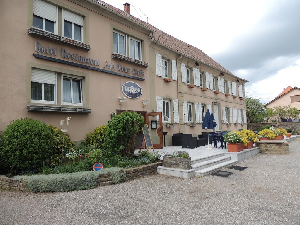 Hotel Aux Deux Clefs Petersbach Exterior foto